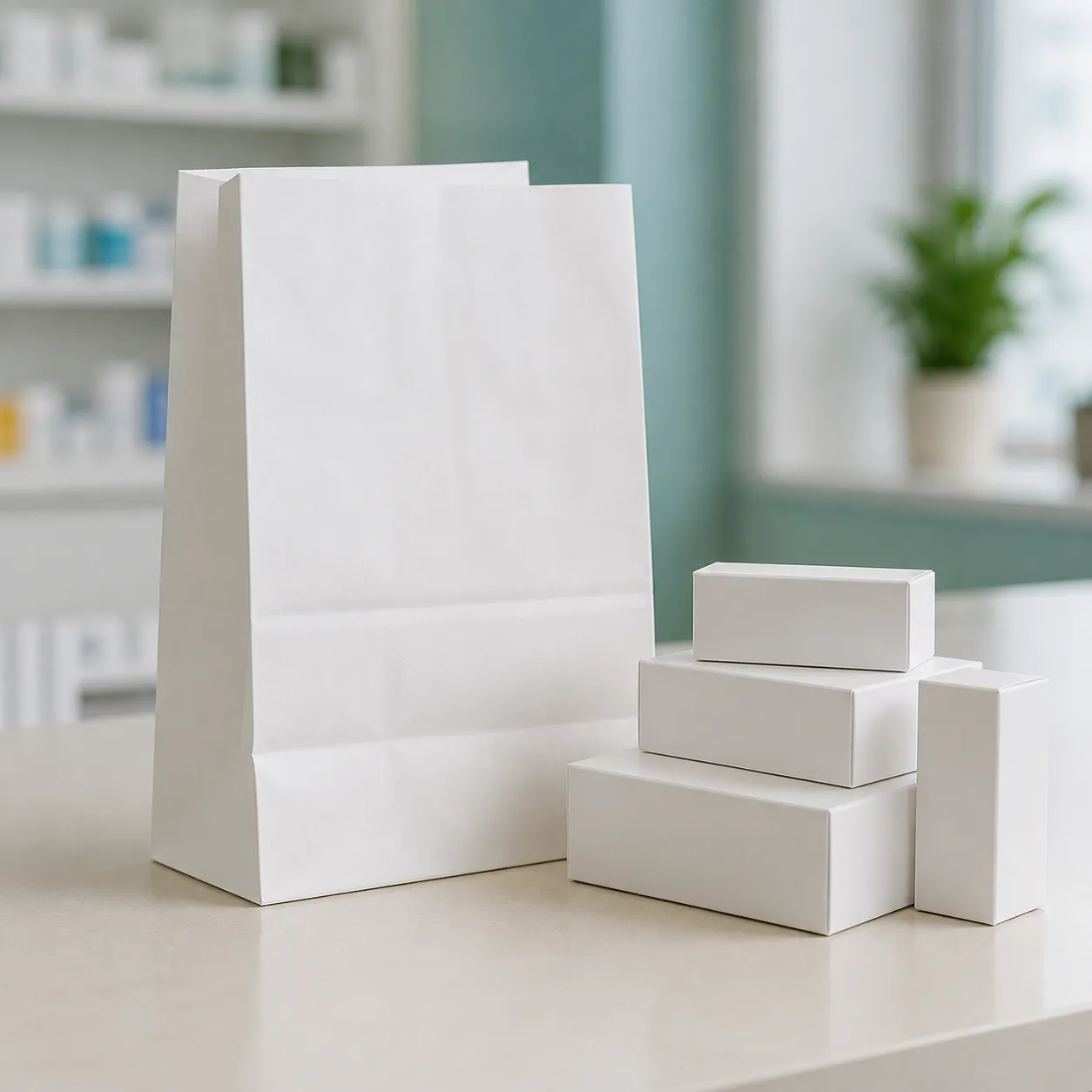 Pharmacy bag with medication delivered after an online GLP-1 prescription